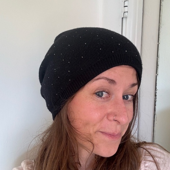 Cute wool blend Slouch Beanie - Picture 4 of 5